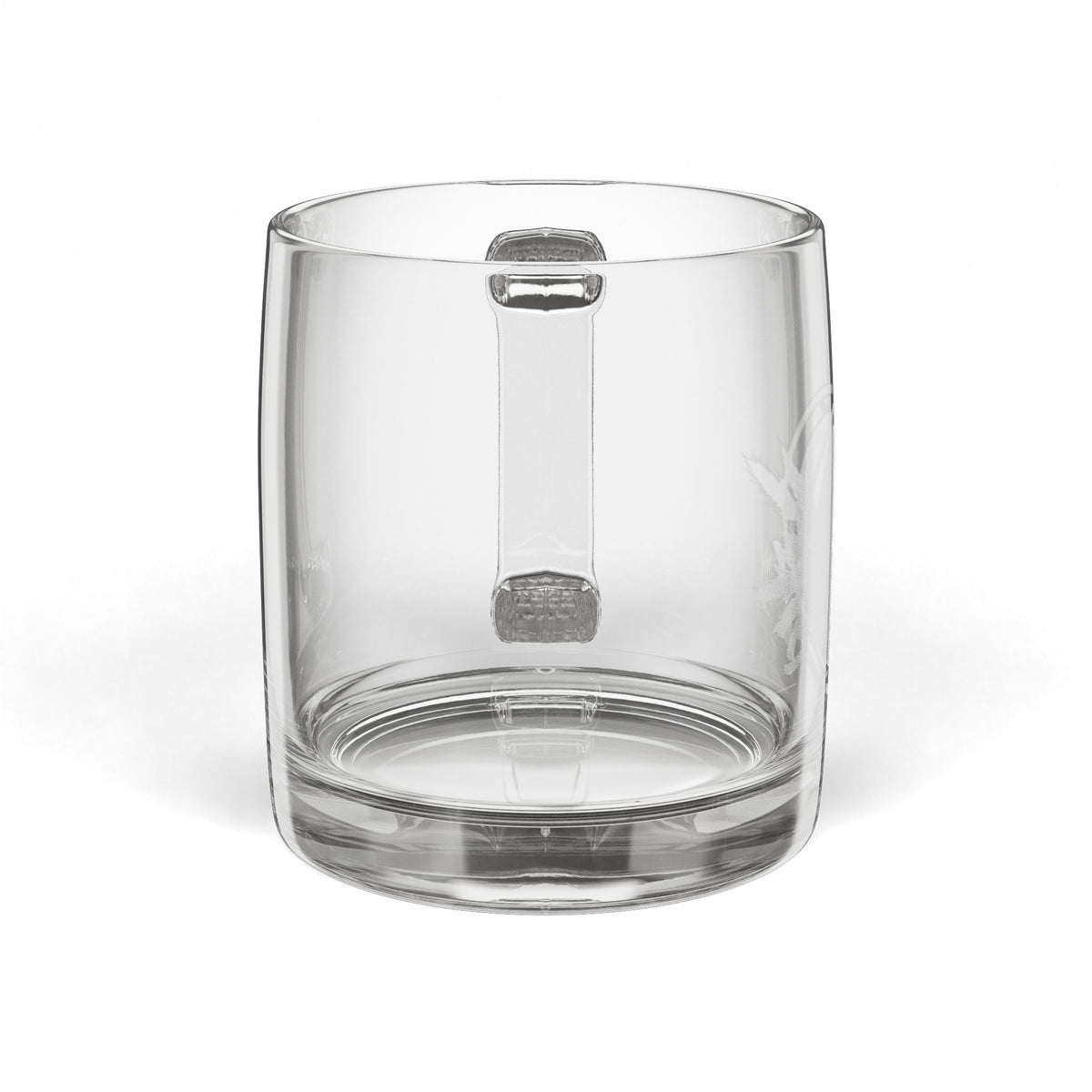 Glass Coffee Mug, 12.25oz (Engraving)