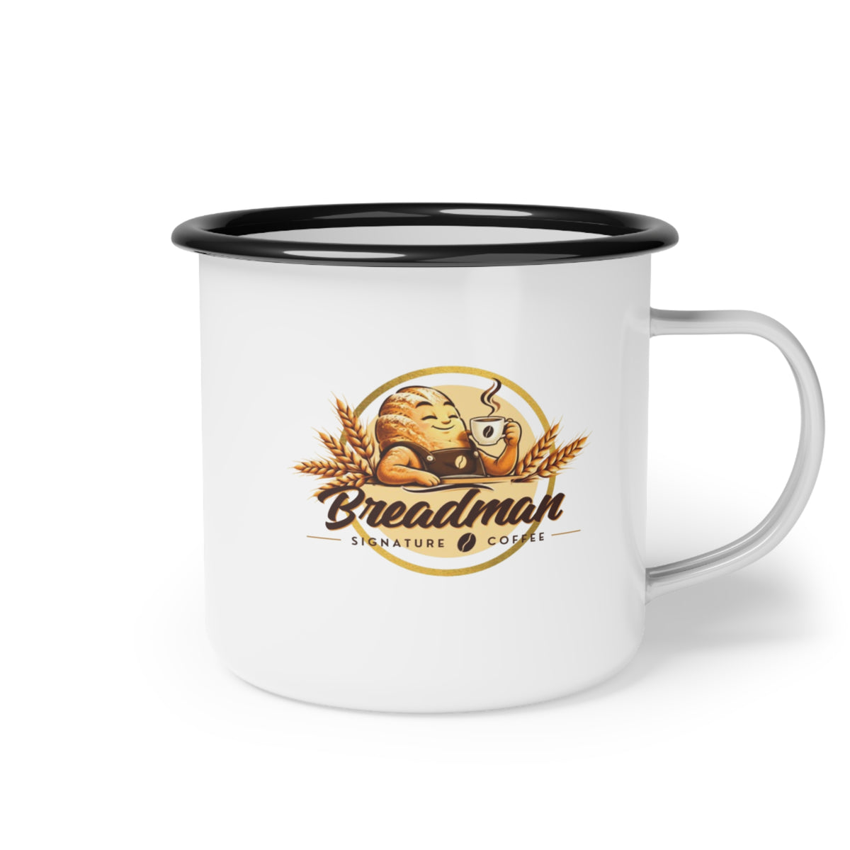 Breadman Signature Coffee Enamel Camping Mug