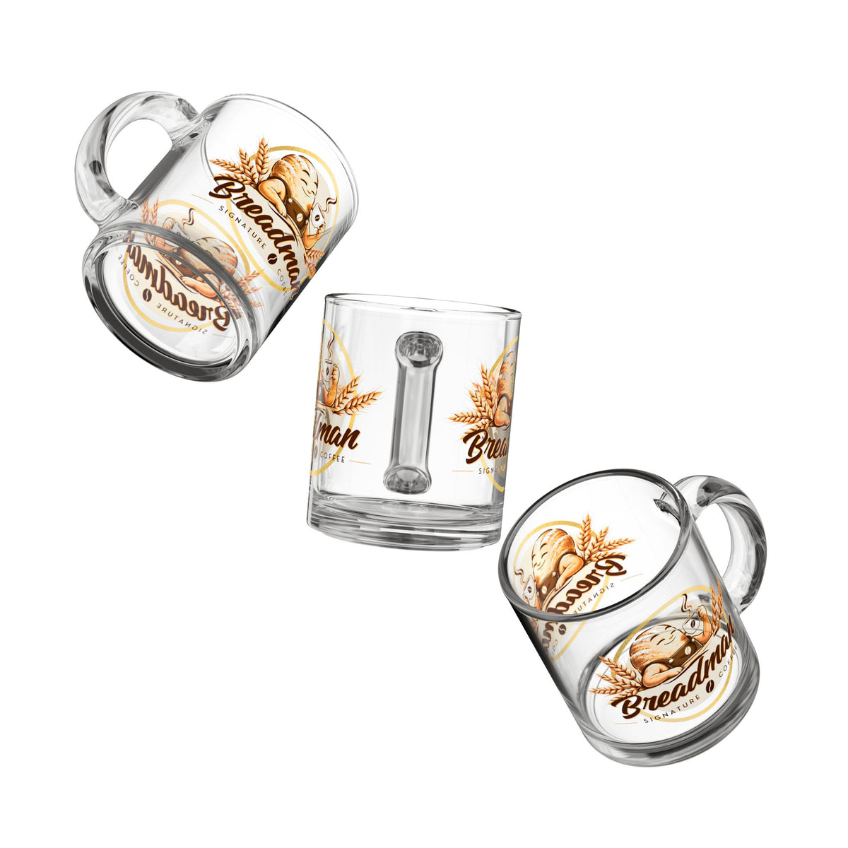 Glass Mug, 10oz